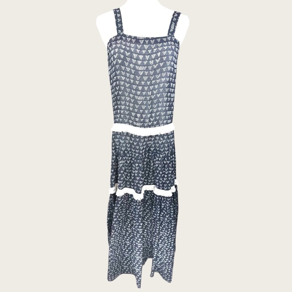 Lemlem NWT The Lula Black‎ and White Patterned maxi  Dress
